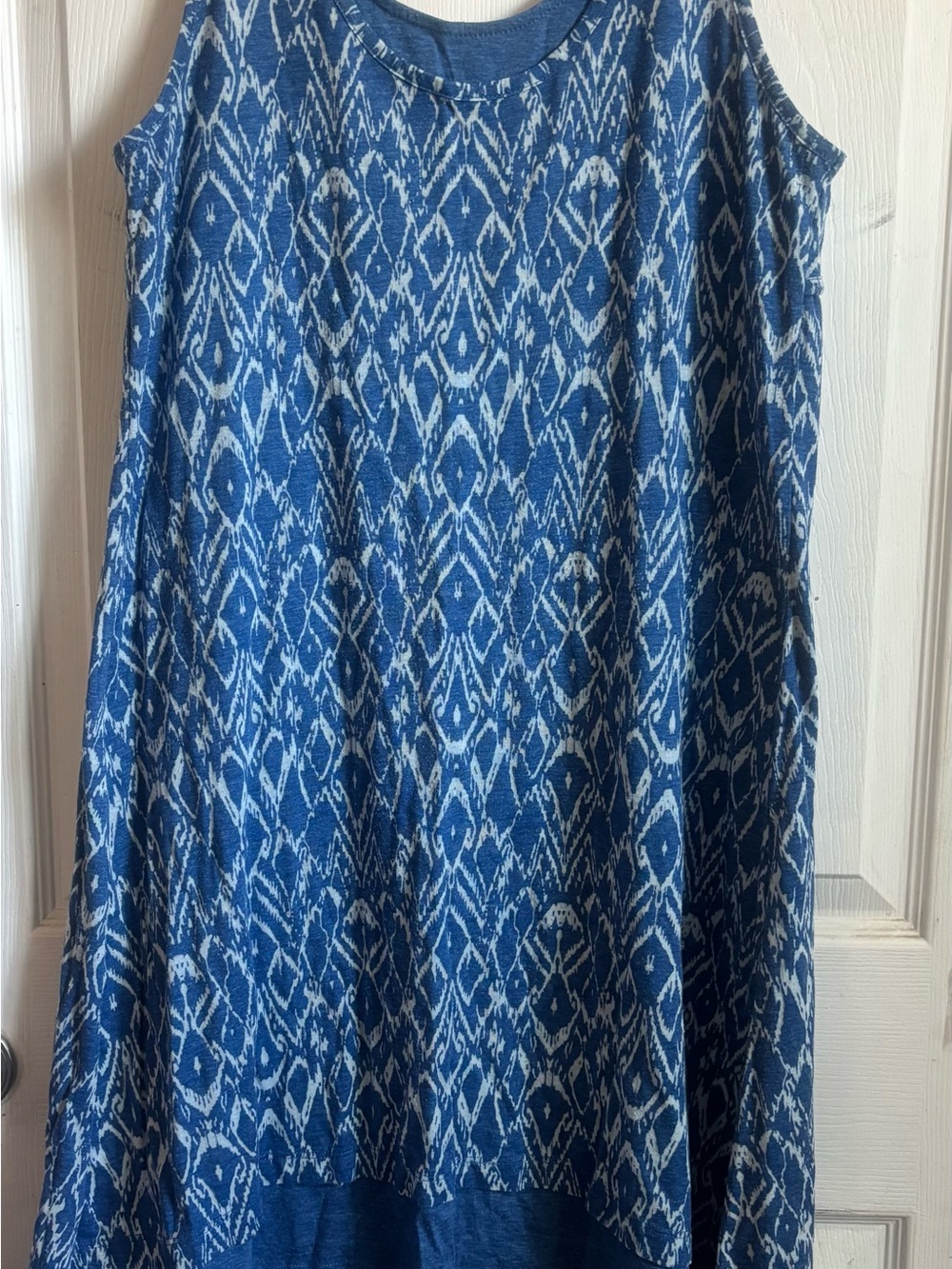 Blue Patterned Women's Skirt